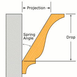 crown molding drawing